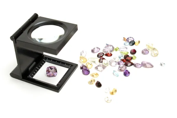 Avaliação de Gemstones — Fotografia de Stock