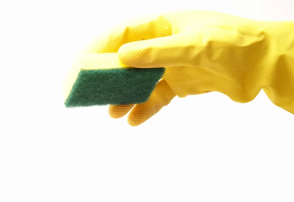 Cleaning Glove and Sponge — Zdjęcie stockowe