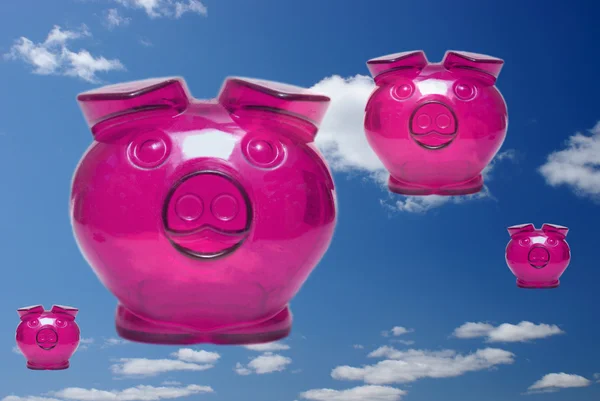 Wanneer varkens vliegen — Stockfoto