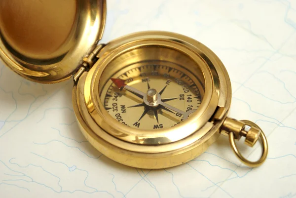 Kompas navigatie — Stockfoto