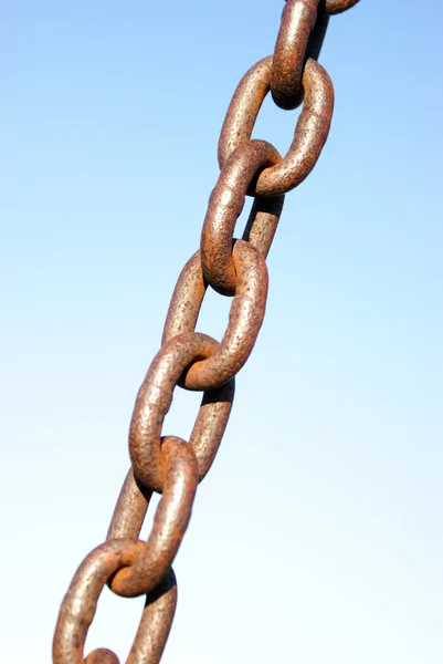 Enlace de cadena oxidada — Foto de Stock