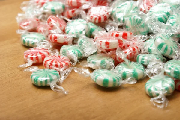 ペパーミント渦巻きキャンディ — ストック写真