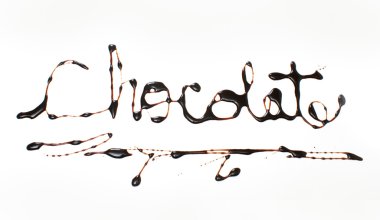 The Word Chocolate clipart