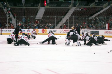 Ottawa Senators Stretches clipart