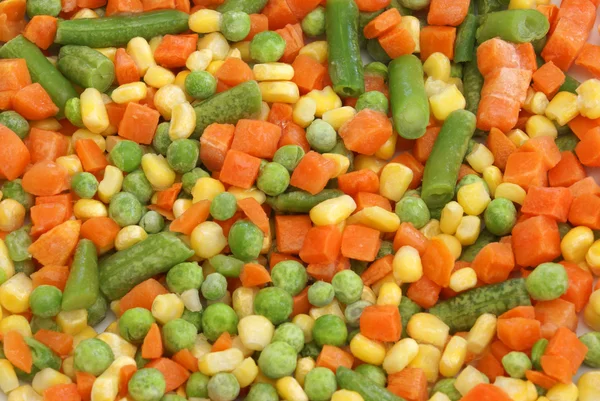 Blandade grönsaker bakgrund — Stockfoto