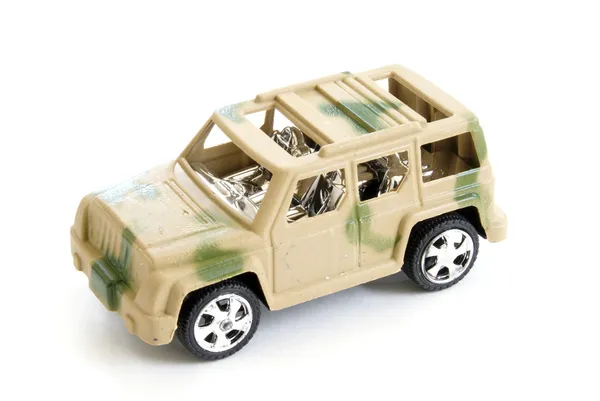 Veículo militar de brinquedo — Fotografia de Stock