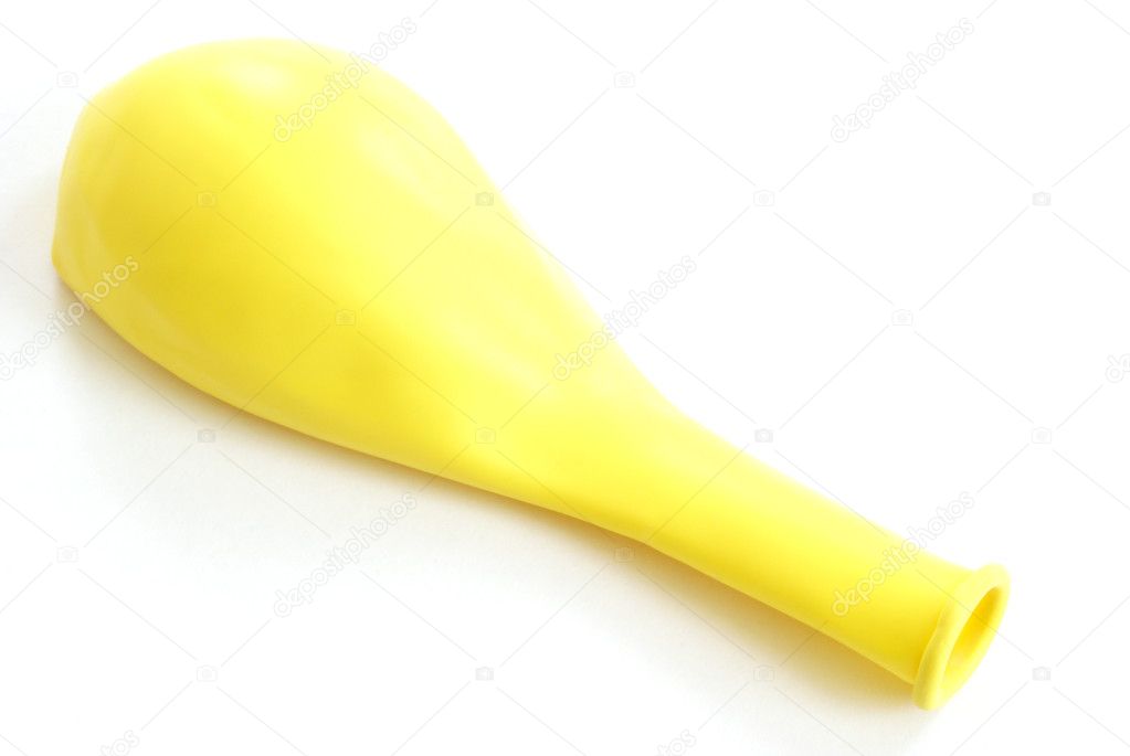 Deflated Yellow Balloon