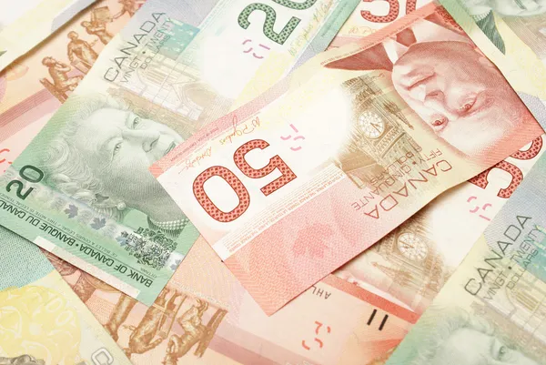 Kanadensiska valutan — Stockfoto