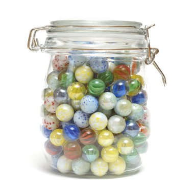 Jar of Marbles clipart