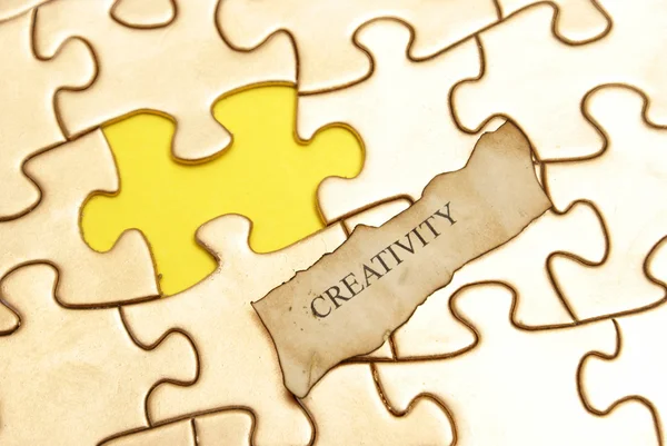Kreatives Puzzle — Stockfoto