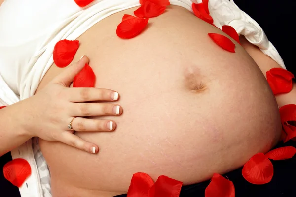 임신 꽃 샤워 — 스톡 사진