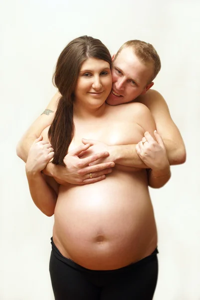 Novos pais sensuais — Fotografia de Stock
