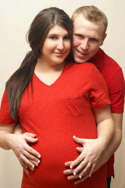 Expecting Young Couple — Stock Photo, Image