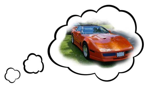 Όνειρο έννοια αυτοκίνητο — Φωτογραφία Αρχείου