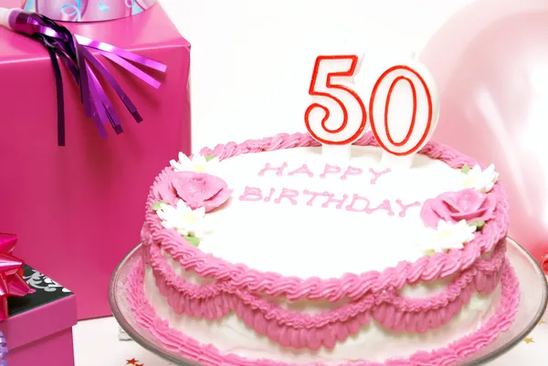 50 生日快乐 — 图库照片