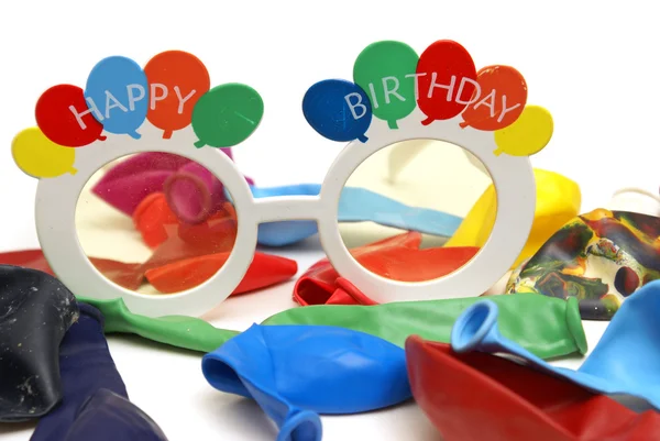 Gafas de sol de cumpleaños celebratorias — Foto de Stock