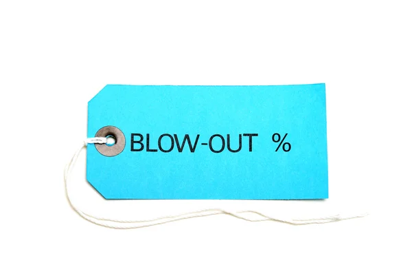 Blowout Sale Tag — Stock Photo, Image