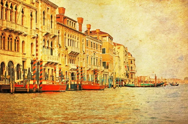 Wenecki kanał grand — Zdjęcie stockowe