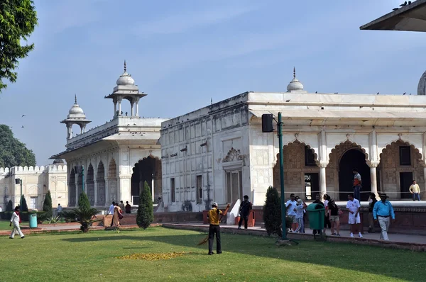 Indian w czerwony fort, stare delhi. — Zdjęcie stockowe