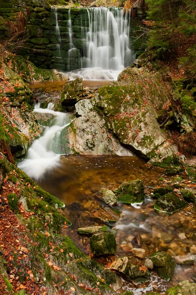 stock image Beautiful Autumn Waterfall