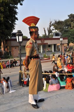 Wagah Border Guard clipart