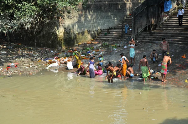 Pomeriggio Igiene indiana a Calcutta — Foto Stock