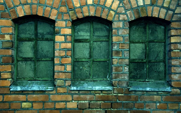De drie vensters — Stockfoto