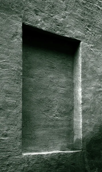 Wzorzyste kształt zewnętrzny ściana — Zdjęcie stockowe