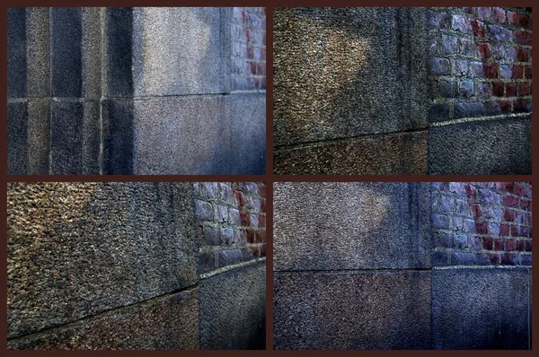 Абстрактний вінтажний колаж стін — стокове фото