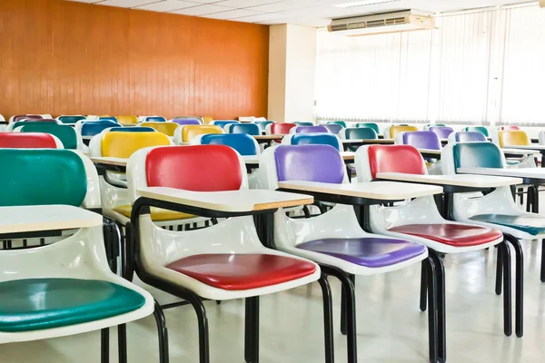 Flerfärgad stolar — Stockfoto