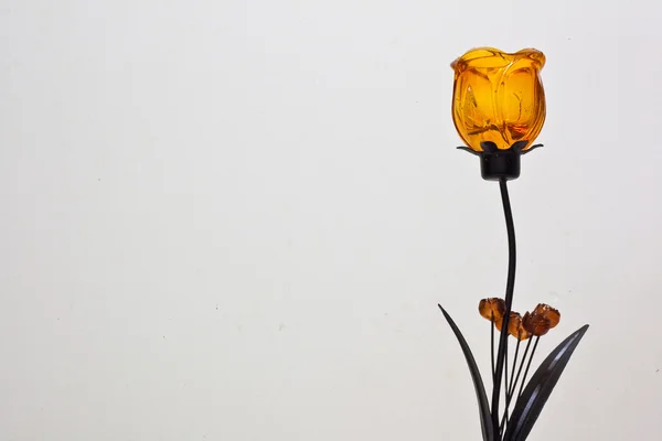 stock image Orange roses are made of glass