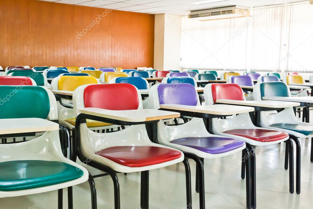 Multi-colored chairs