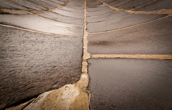 Arka plan doku dikdörtgen taş ıslak — Stok fotoğraf