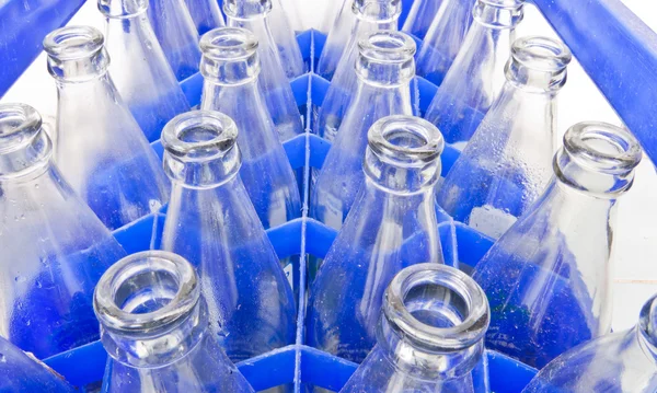 stock image Water bottles are stored in the bottle used