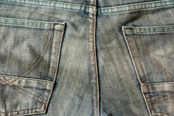 Bolso jeans fundo textura — Fotografia de Stock