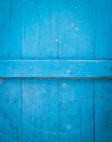 A régi kék ajtó — Stock Fotó