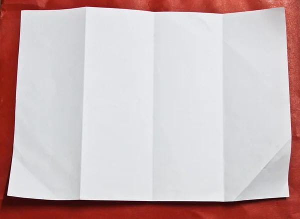 Paper with a four-fold channels — Stock Photo, Image