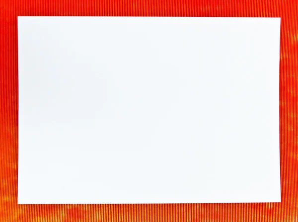 Arkusz białego papieru — Zdjęcie stockowe