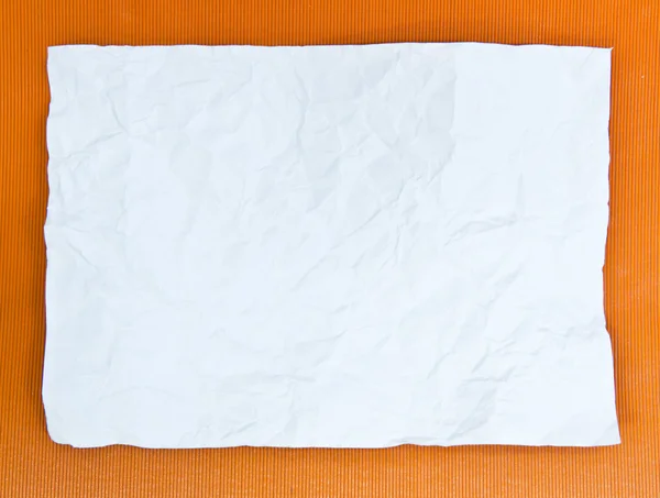 Лист білого паперу — стокове фото