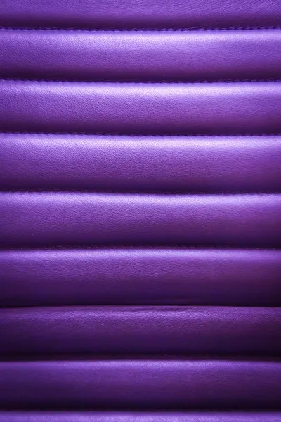 Purple leather upholstery — Stock Photo, Image