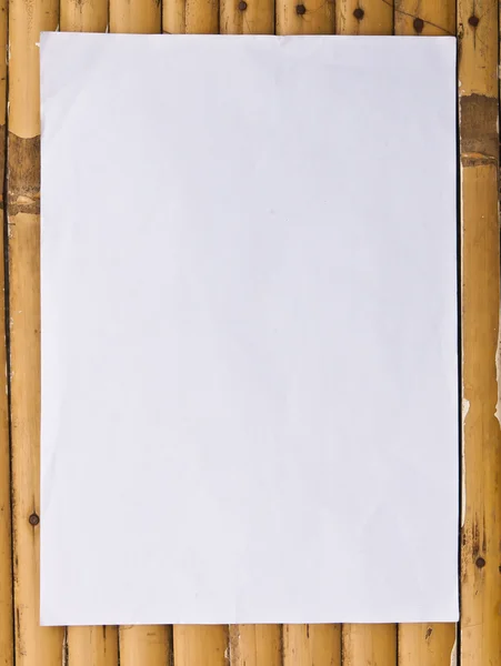 Fehér könyv a bambusz-kereszt — Stock Fotó