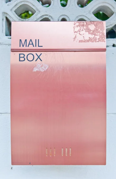 Old mail box isolated — Stock Photo, Image