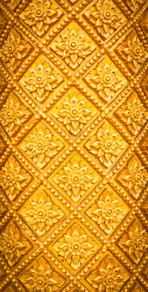 Thai style pattern design handcraft on wood — Stock Photo, Image