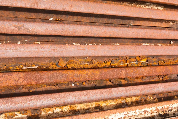 Kolejnice z oceli pro železničních kol — Stock fotografie