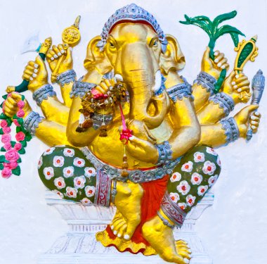 Ganesha Hindistan tanrısıdır.