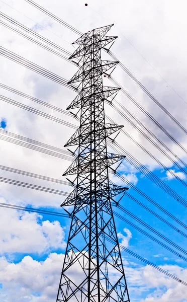 stock image High-voltage towers