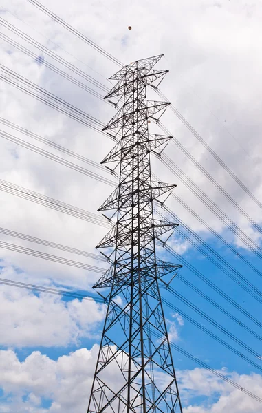 stock image High-voltage towers