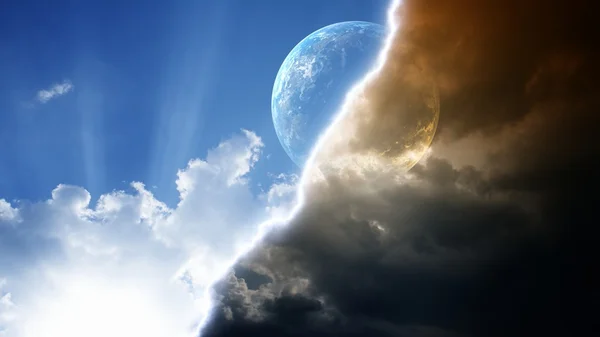 Planet i himlen — Stockfoto