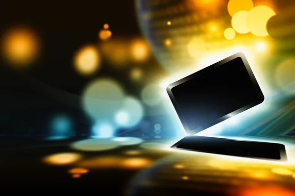 Tablet abstrato PC — Fotografia de Stock