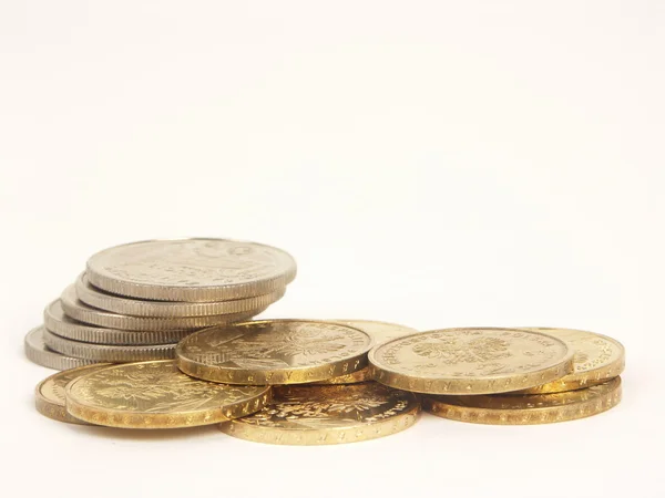 Coins pile — Stock Photo, Image